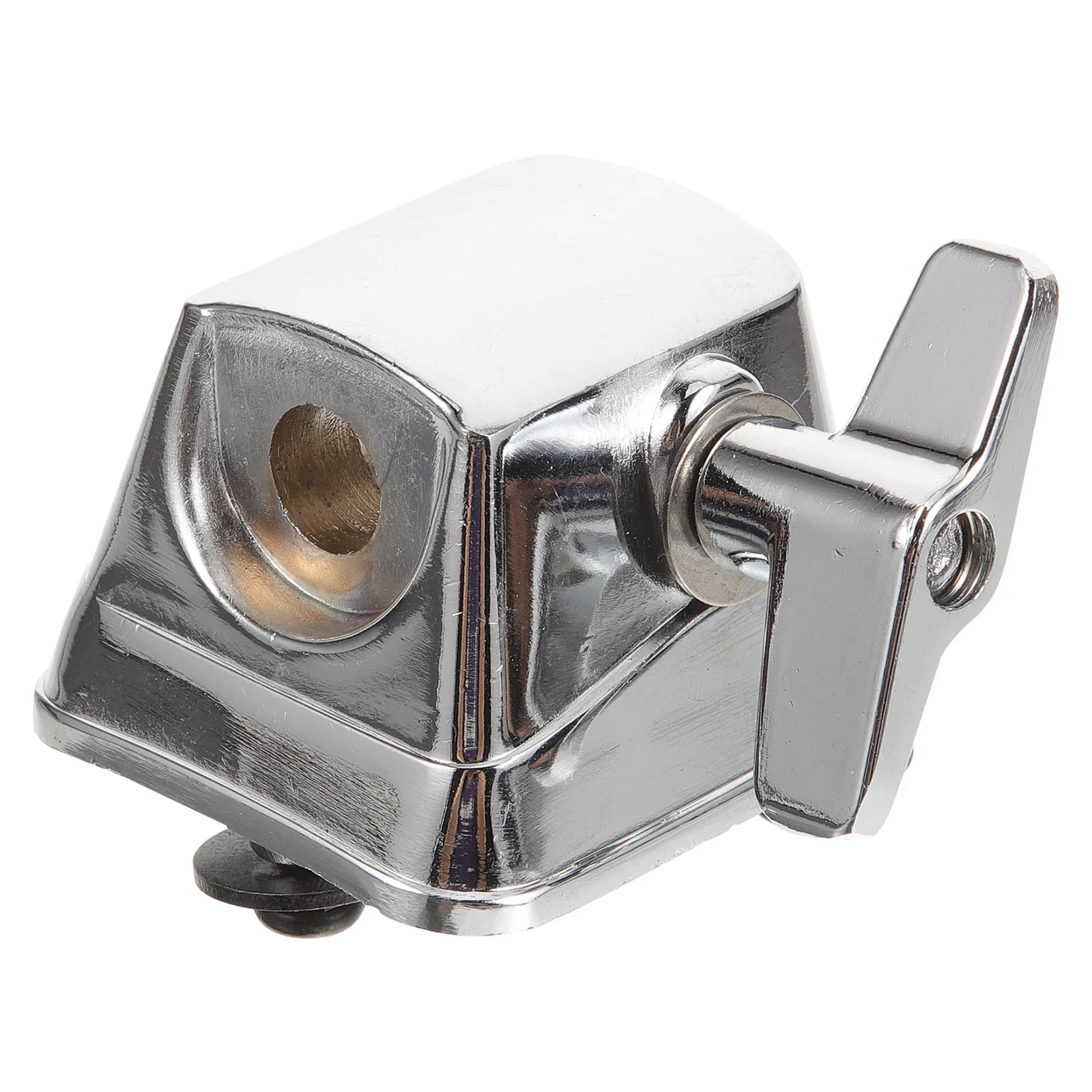 

Silver Instrument Drum Accessories Base for Kit Alloy Tom Bracket Parts Mount Percussion Bases