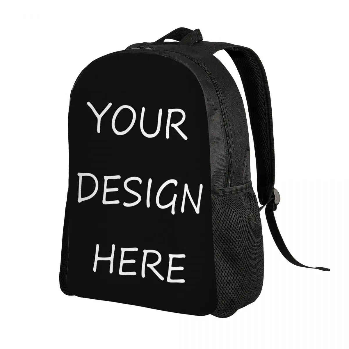 Custom Your Photo Logo Text Print Backpack College School Students Bookbag Fits 15 Inch Laptop Your Design Here DIY Bags