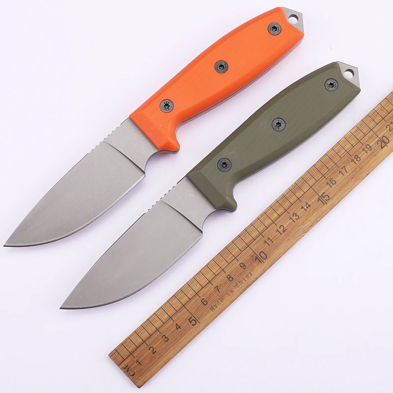 

New D2 steel high hardness G10 handle heavy-duty tactical outdoor self-defense EDC collection survival knife hunting knife