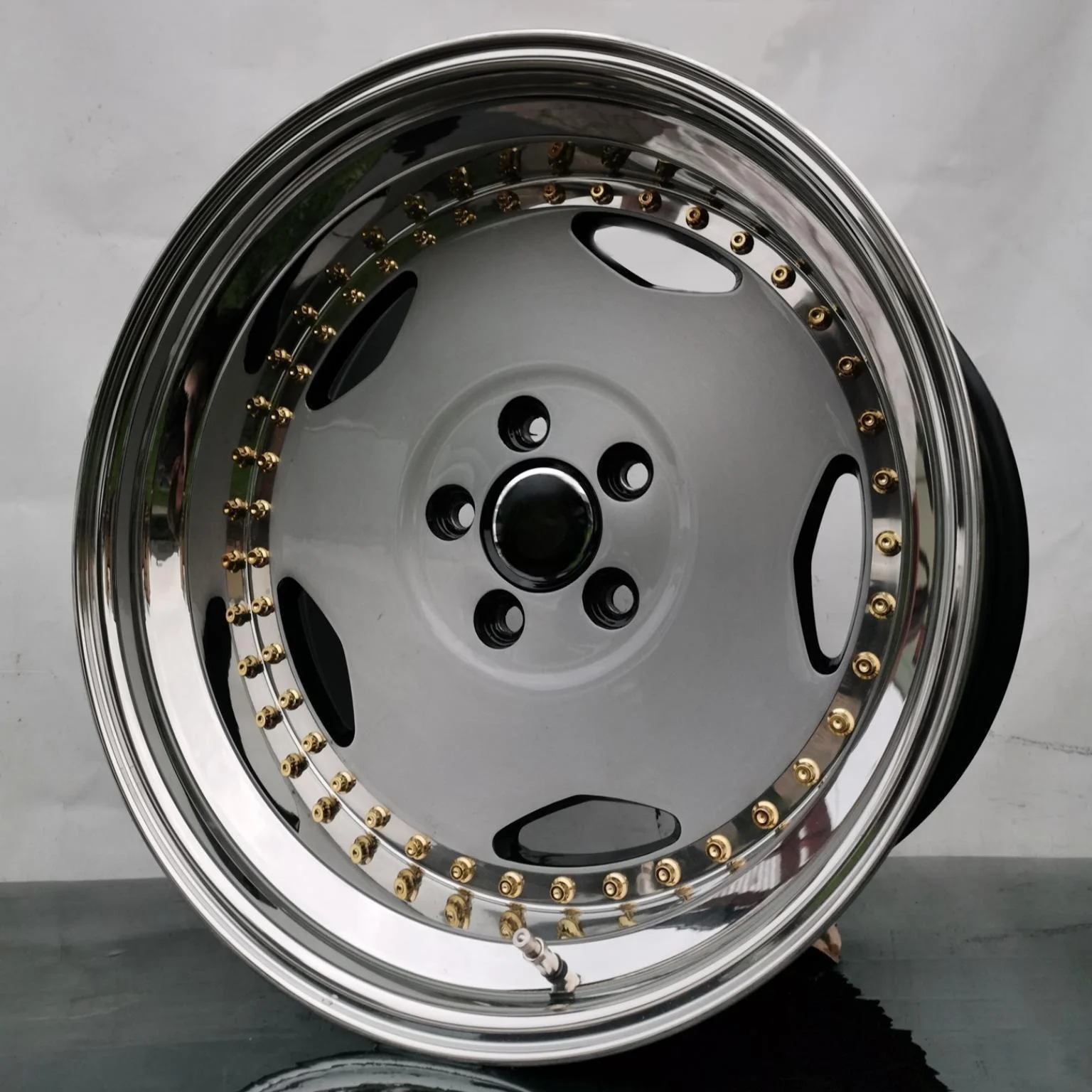 3piece Forged Step up Lip for E36 E39 E34 E60 E24 E28 E46 Wheel  5x120 Wheels 16 17 18 Inch Alloy Car Wheel Rim