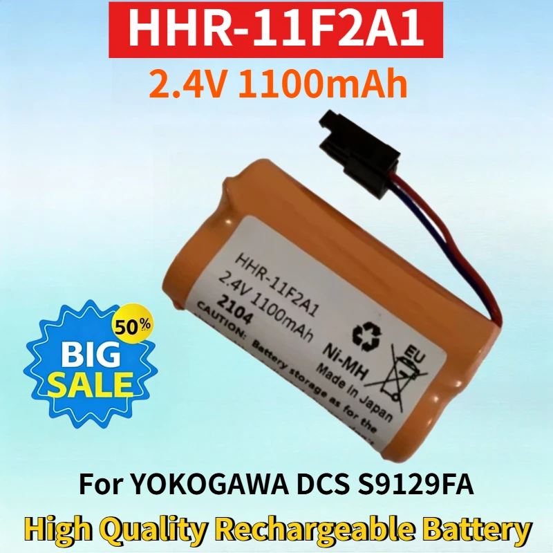 Newest 2.4V 1100mAh HHR-11F2A1 NI-MH Rechargeable Battery Pack for YOKOGAWA DCS S9129FA High Quality Replacement Battery Pack