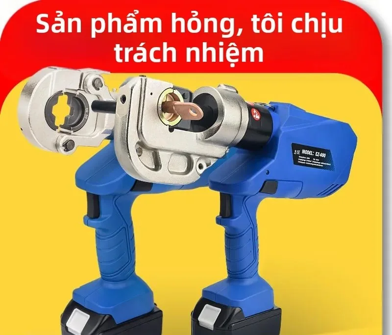KELAJI | Kìm Bấm Dây Điện Không Dây Dùng Pin, Kìm Ép Đầu Cáp Đồng