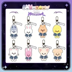 Miniso New Fashion K-Pop Acrylic Keychain Double-Sided Cartoon Design For Bags Fan Gifts Single Party Christmas Party Accessory