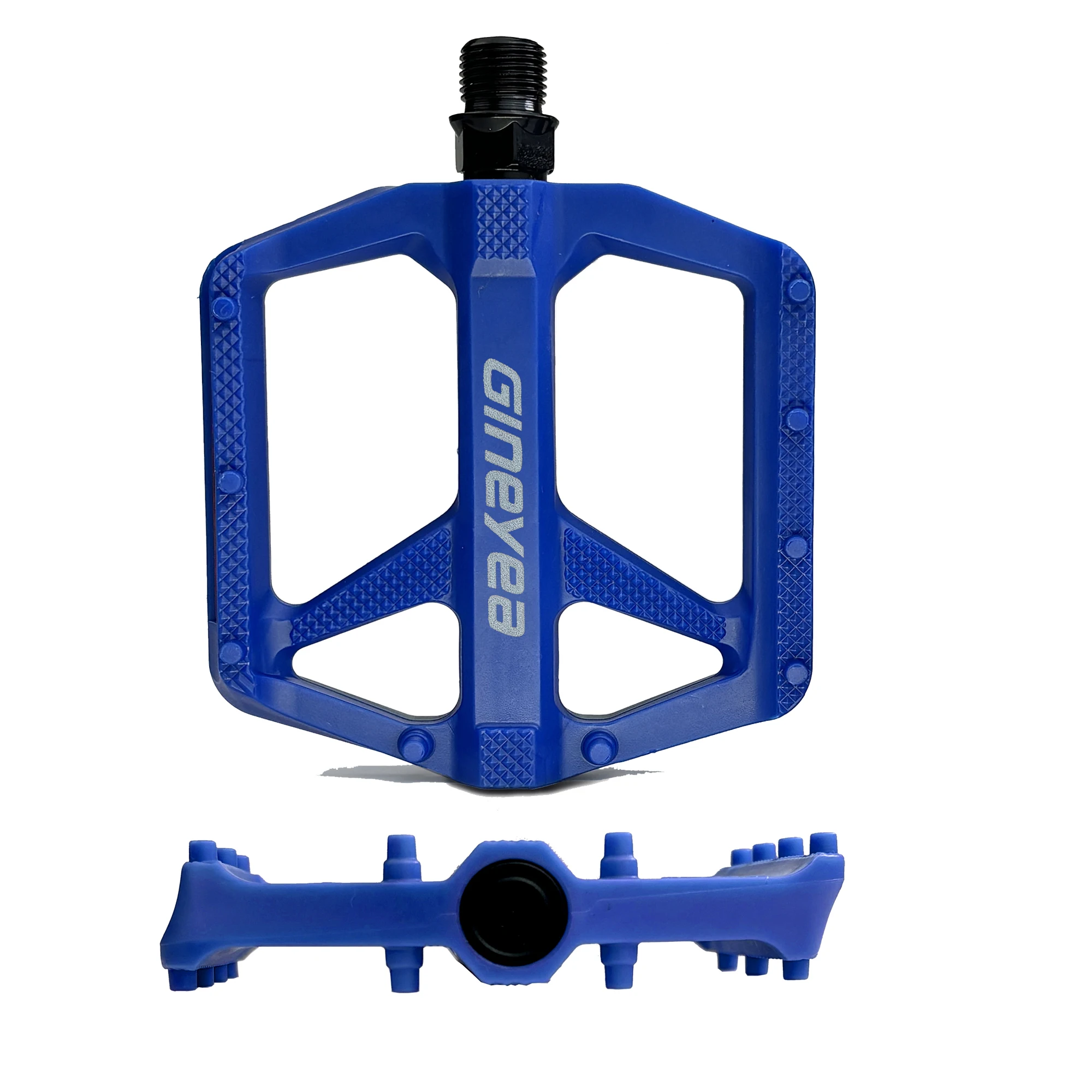 دواسات دراجة Gineyea مسطحة، خفيفة الوزن ومضادة للانزلاق منصة كبيرة لدراجة الطريق MTB ملحقات الدراجة.