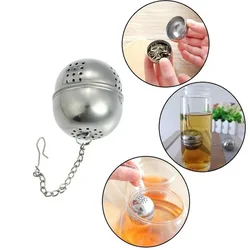 Stainless Steel Tea Infuser Sphere Locking Spice Tea Ball Strainer Mesh Infuser Tea Filter Strainers Kitchen Accessories