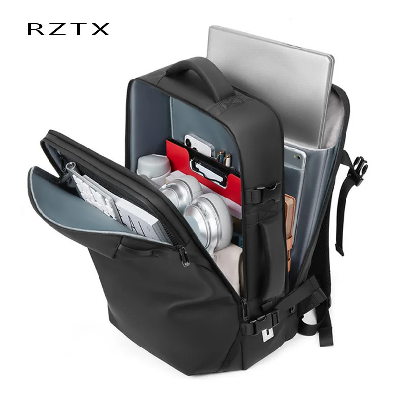 Multi-Functional Travel Bag Men's Laptop Backpack, Large Capacity Commuter Bag, Oxford Cloth Waterproof Business Backpack