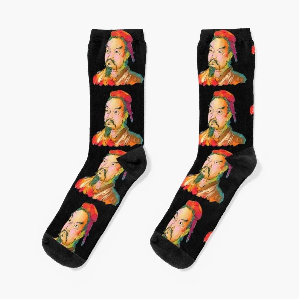 Sun Tzu Painting Socks Christmas christmas gifts Climbing luxe Socks For Women Men\'s