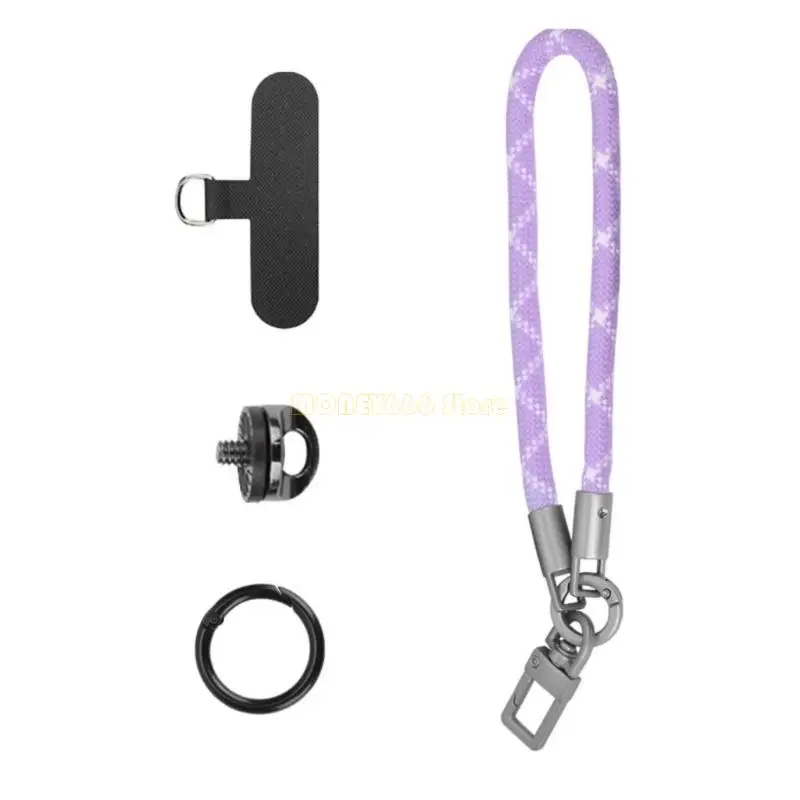 F62C حزام معصم للكاميرا يمكن ارتداؤه، حبل تثبيت آمن لمعدات الفيديو المدمجة #3