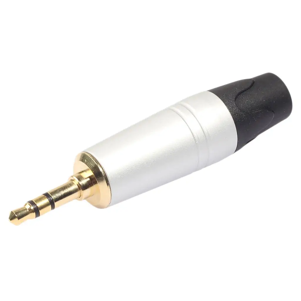 3.5 mm audio jack plug DIY headphones Gold-plated copper plug