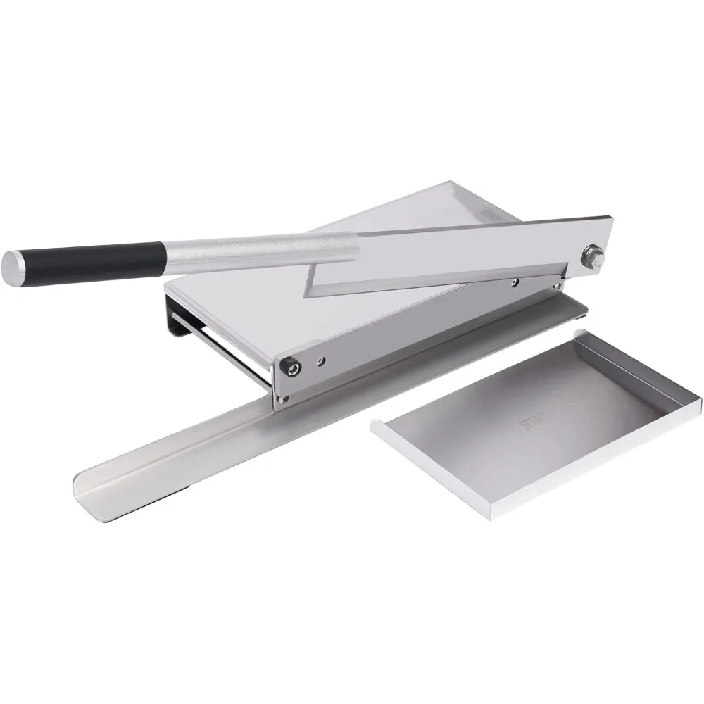 

Stainless Steel 16 Inch Manual Meat Bone Cutter With Blades, Use for Beef, Goat, Pig, Fish, and More - Commercial