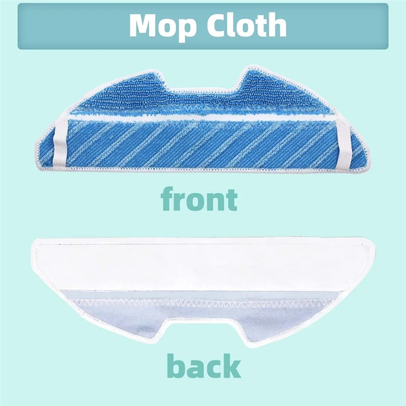 BAAM-Für Cecotec Conga 1390 1290 1590 Roboter Staubsauger Zubehör HEPA Filter Mopp Tuch Lappen