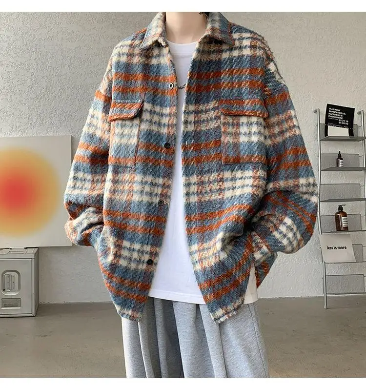 

Wool Blend Jacket Man High Quality Mens Art Painting Drawing Sculpture Photograph Creative Expression Visual Aesthetic Beauty Bf