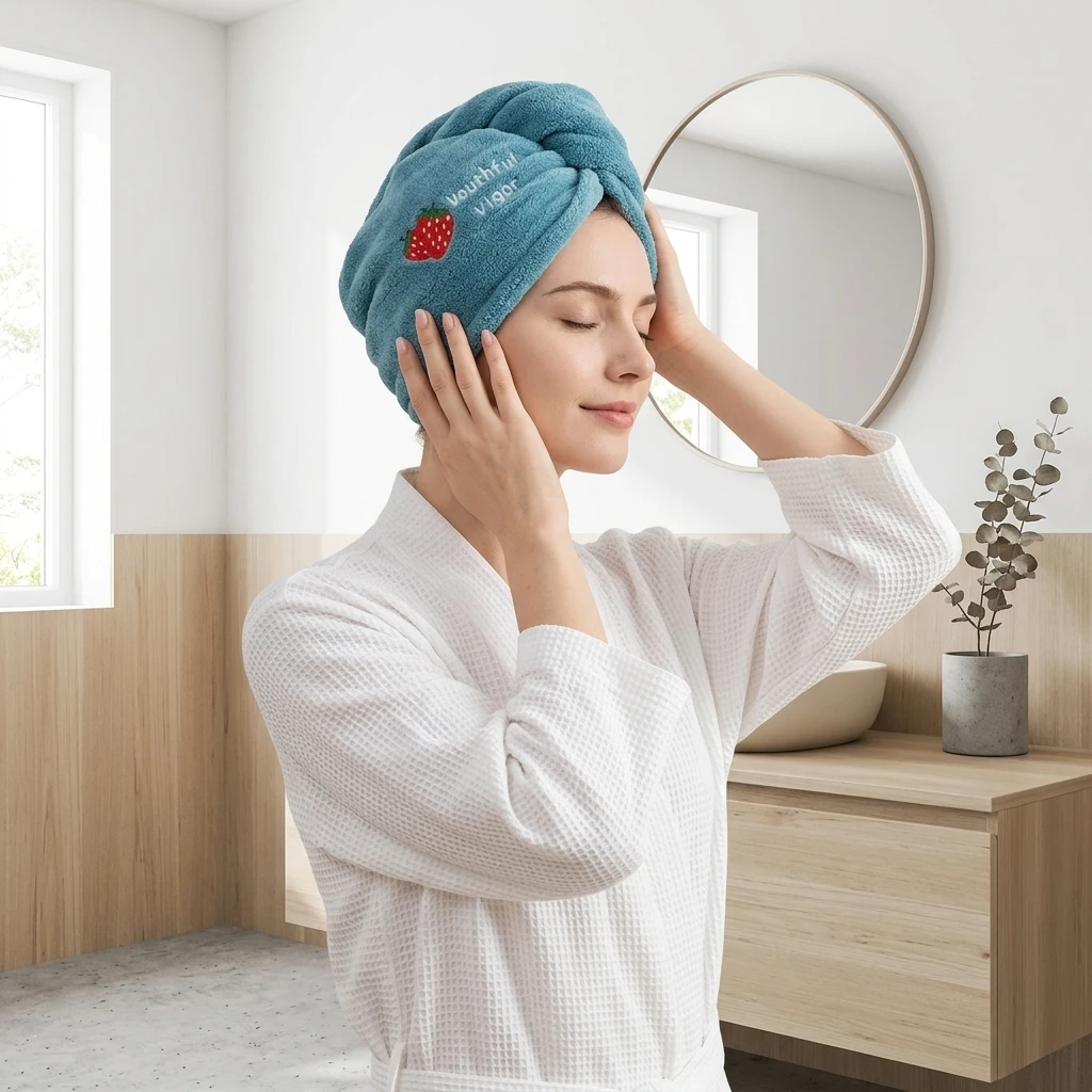 1pc Microfiber Hair Drying Tow - Hair Turban Towel ulasan dan harga