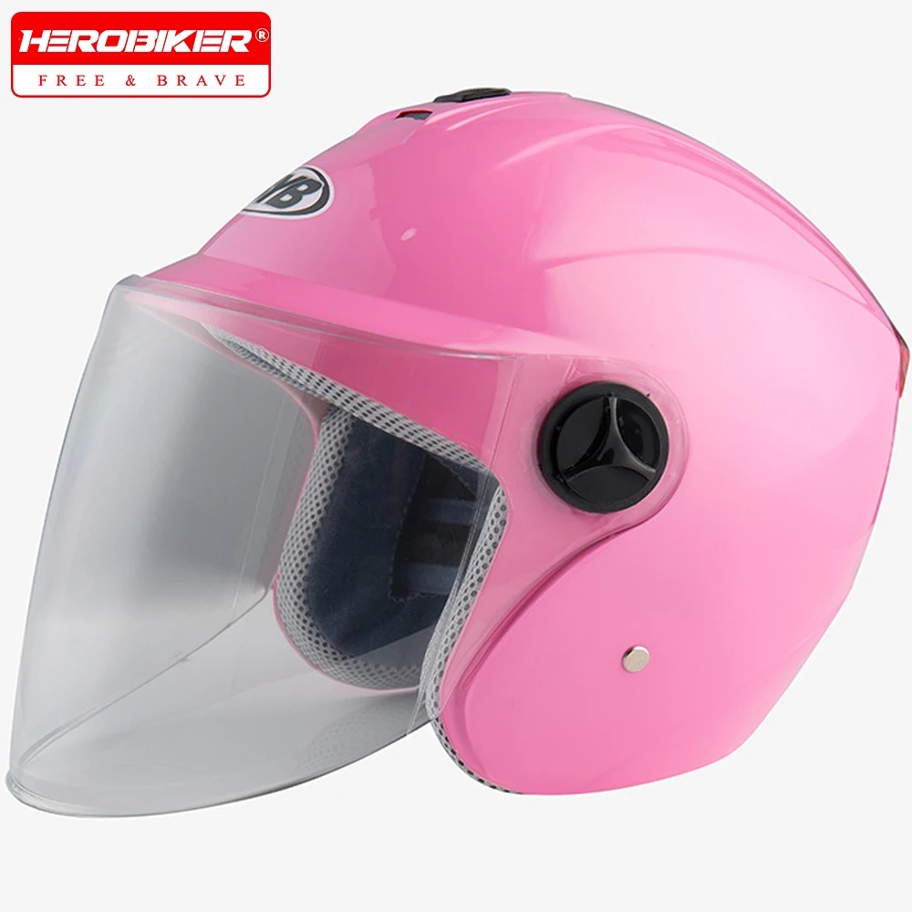

Helmet For Motorcycles 3/4 Riding Helmets Motorcycle Four Seasons Helmet Electric Vehicle Helmet With Sun Protection Casco Moto