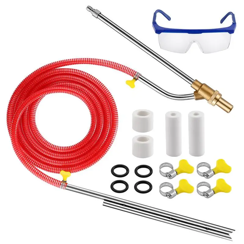 

Sandblasting Kit 5000psi Wet Abrasive Sand Blasters Attachment 1/4 Inch Quick Disconnect Wet Sand Blasters Attachment For