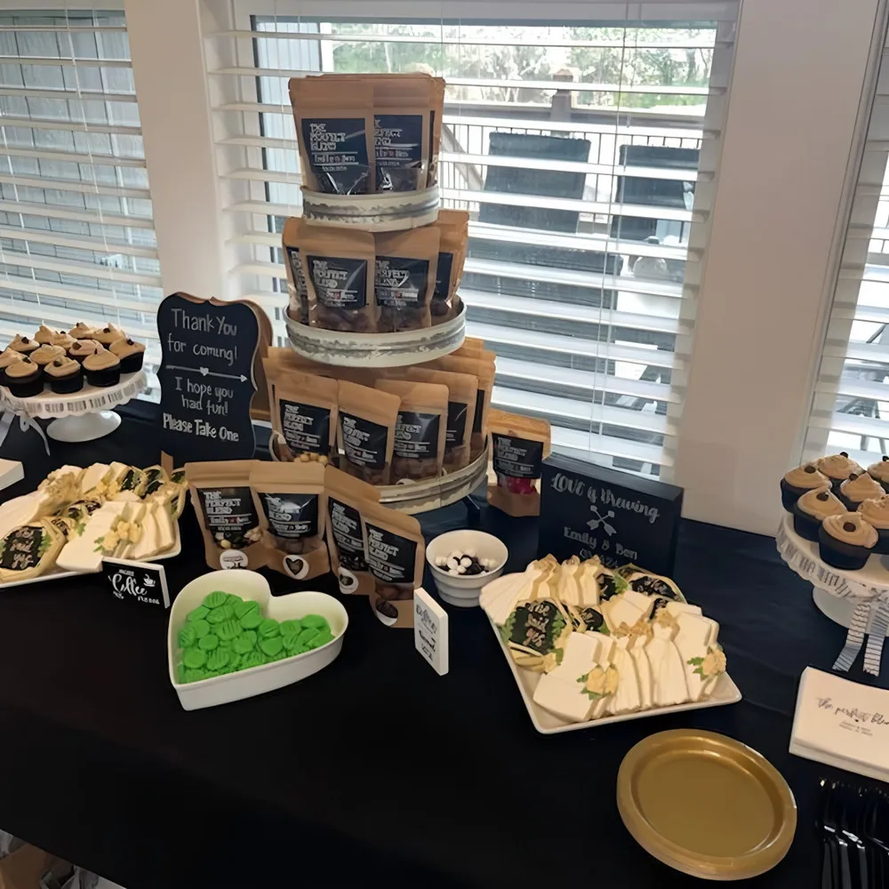 

The Perfect Blend Coffee Wedding Favor Bags, Bridal Shower Favors, Coffee Favor, Resealable Coffee Pouch, Personalized Wedding F