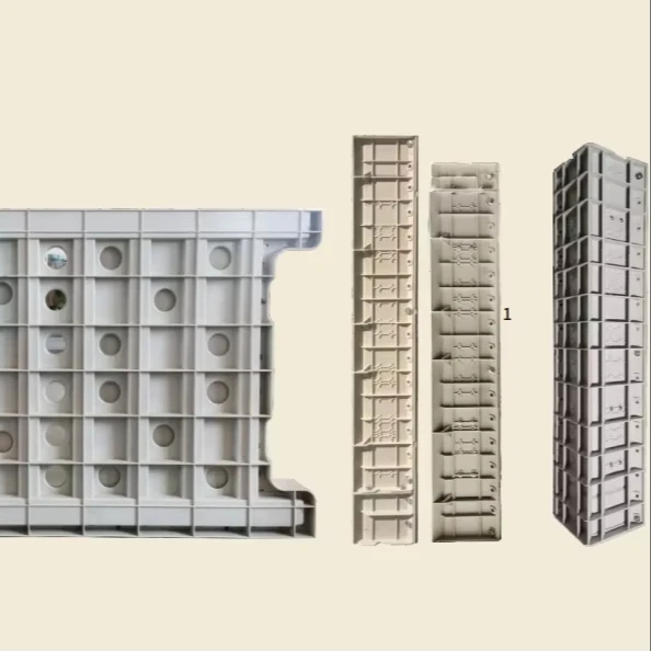 Lightweight plastic community guardrail mould for garden outdoor floor carving rural courtyard wall