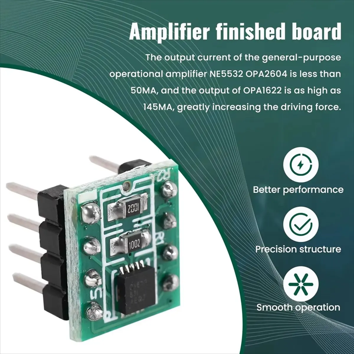 OPA1622 DIP8 High Current Dual Operational Amplifier Chip Low Distortion Low Noise Dual OP AMP 145mA