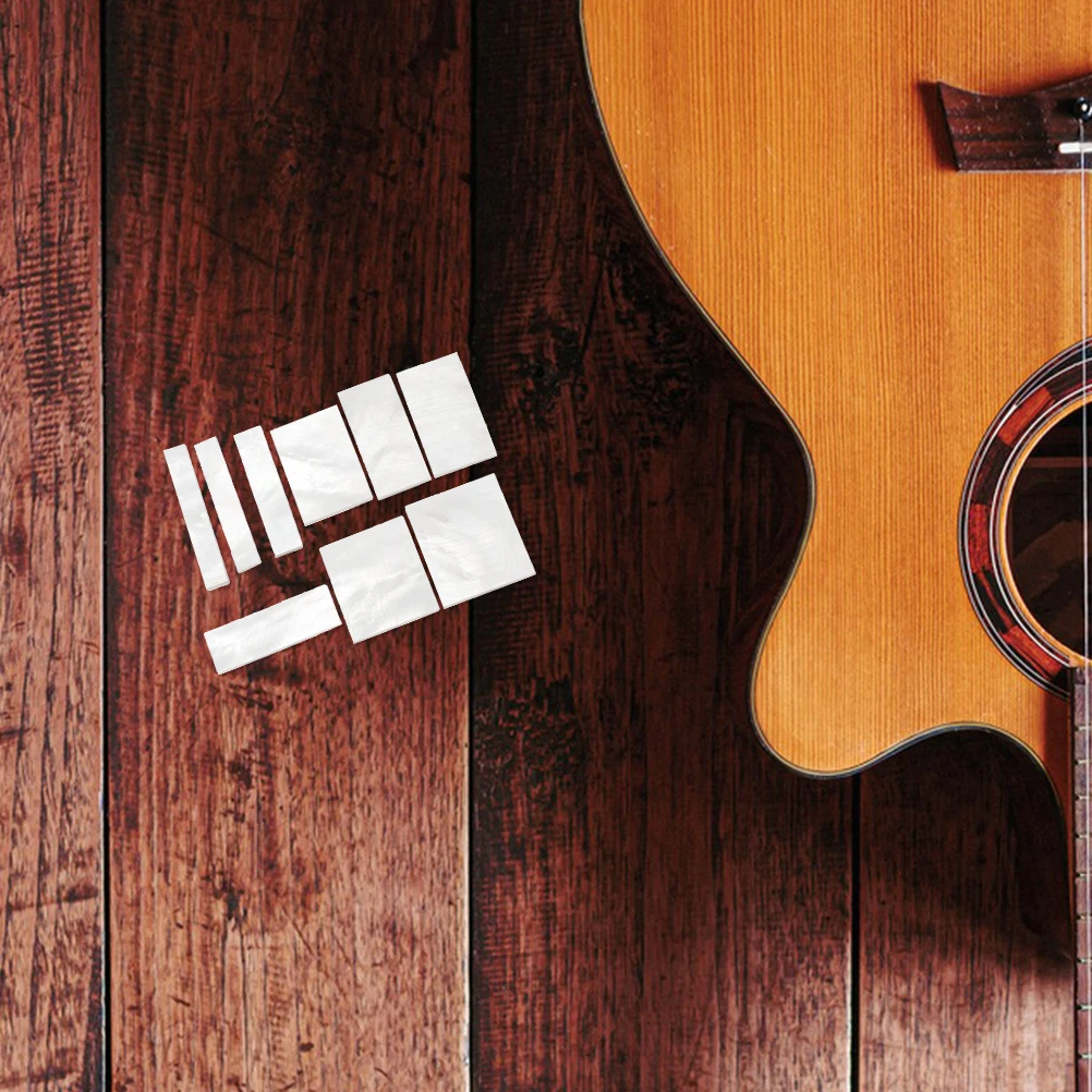 

9 PCS White Shell Material Fret Markers Guitar Inlay for Fretboard Block Inlays