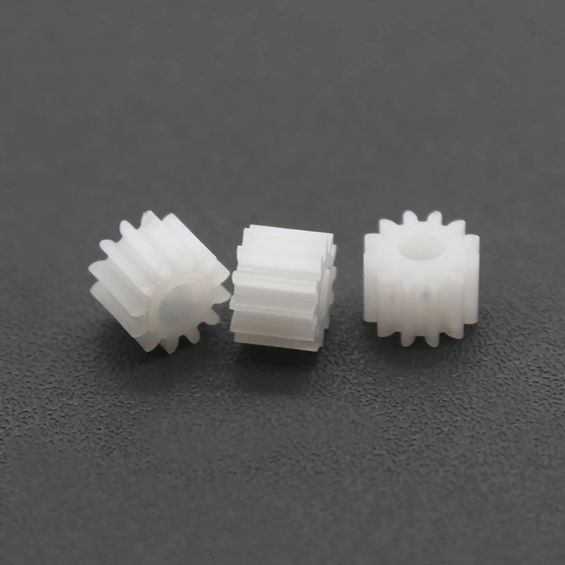 Thickness 5mm Modulus 0.5 1012DF Gear D Shape Hole 3mm 12 Teeth 0.5M Plastic Gear DIY Model Part Accessories