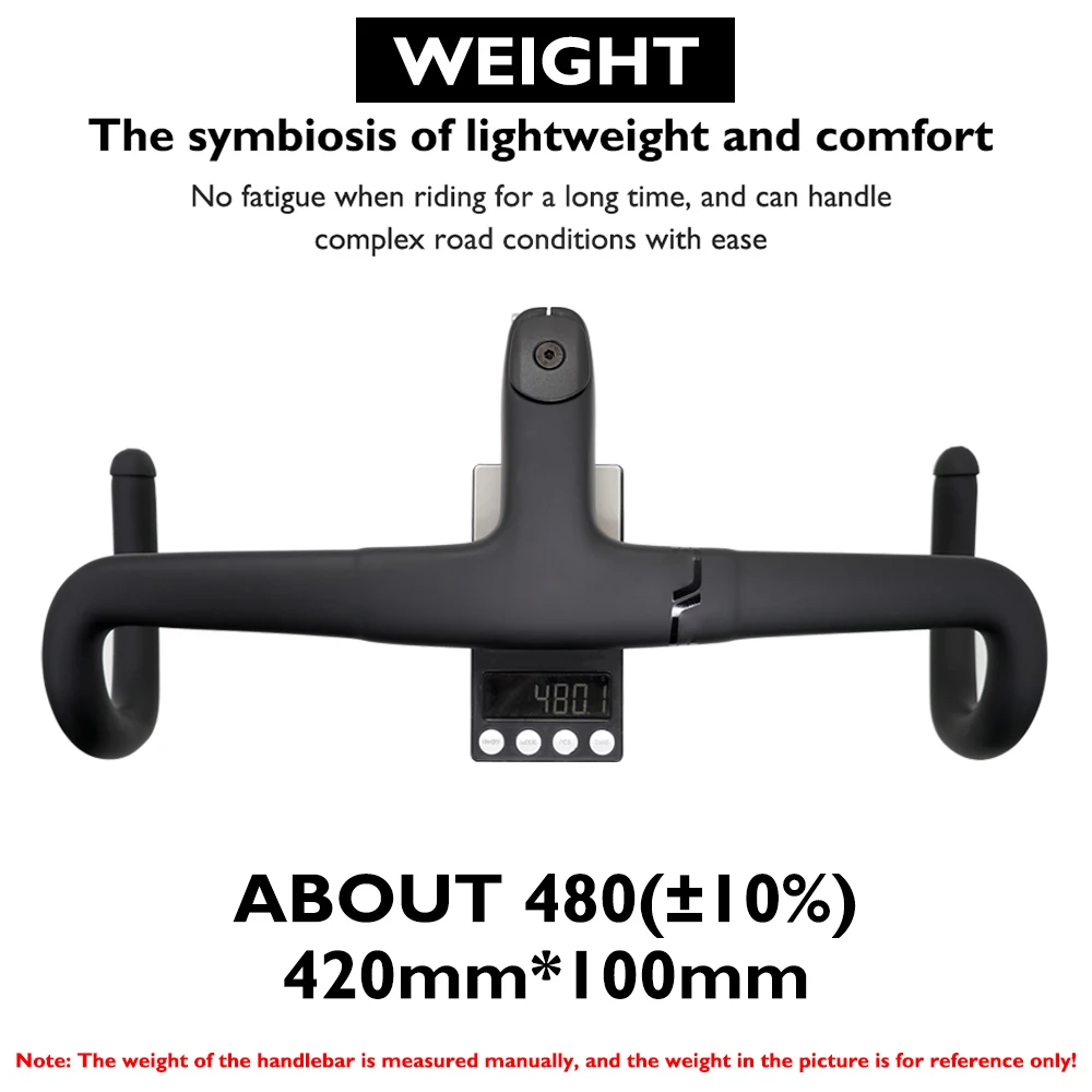 SES AR road carbon fiber handlebars, integrated handlebars, 28.6mm, IN-Route System, compatible with Melee/Fray/MOG/Custom Road