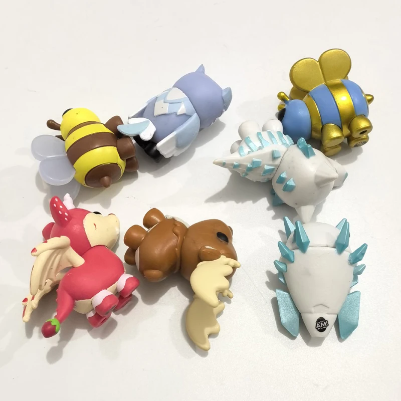 귀여운 깜짝 동물 날개 달린 개 벌 부엉이 사슴 피규어 만화 애완동물 친구 희귀 한정판 컬렉션 장난감 선물