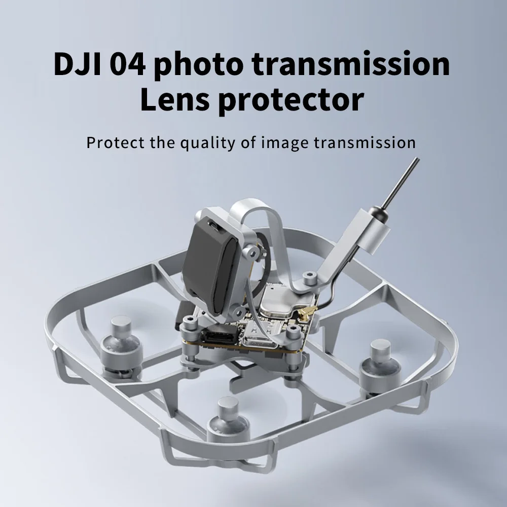 Suitable for DJI O4 image transmission lens protection cover, scratch resistant and anti-collision lens protection accessories