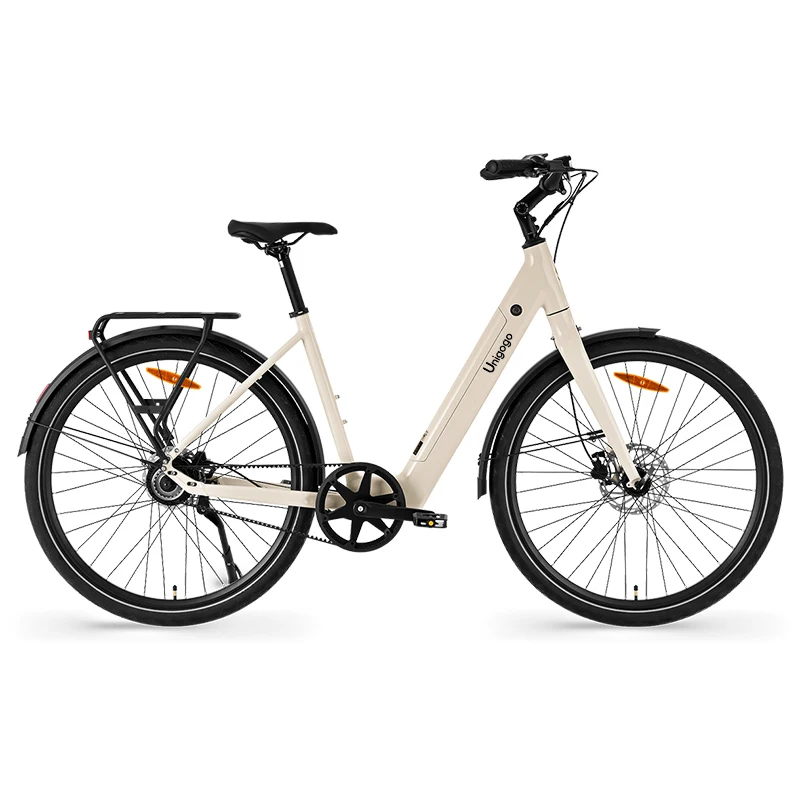M4 Electric Bike City Commuter E Bike with GPS IoT APP Control Anti-Theft Shopping Urban