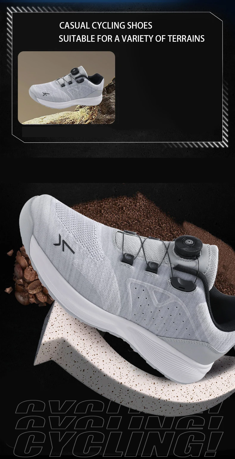2025 männer Radfahren Schuhe Mtb Atmungsaktive Stollen Nicht-slip männer Mountainbike Schuhe Frauen Flache Freizeit Radfahren Spaziergang Dual zweck – Detail 3