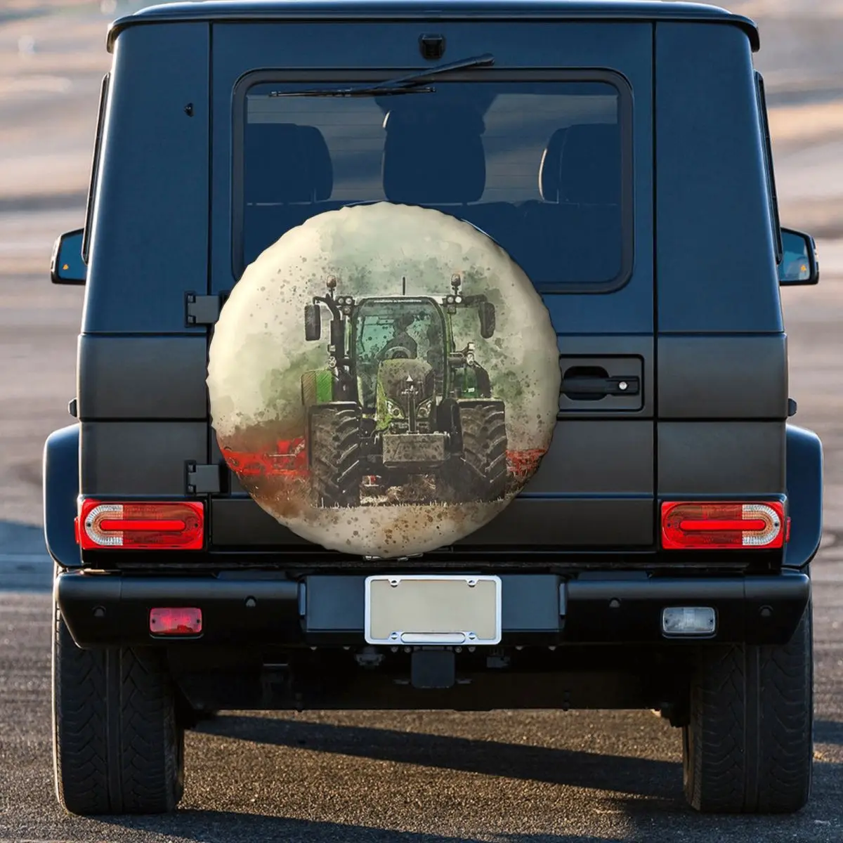 Custom Fendt Tractor Grafting Spare Tire Cover for Car Pajero 4x4 Wheel Protector Covers 14