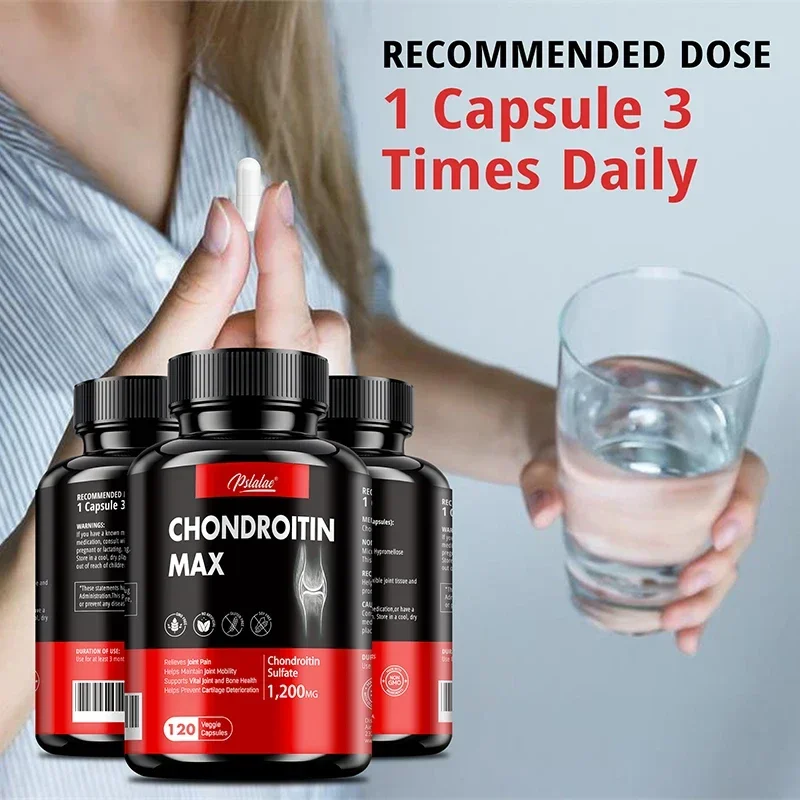 Chondroitin Max Supplement - Joint Pain Relief, Anti-inflammatory, Herniated Disc Relief, Knee and Joint Care - Image 5