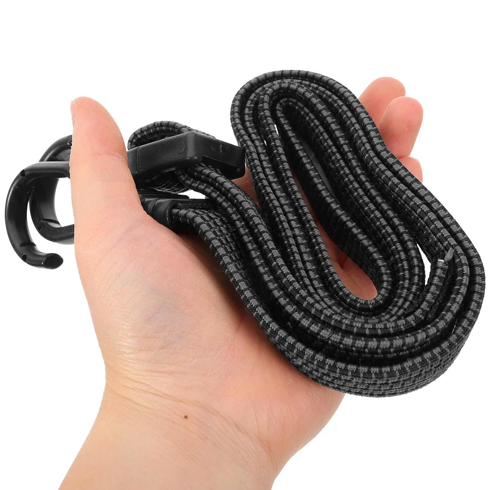 

2pcs Cargo Fixing Straps Elastic Bungee Cords Luggage Motorcycle Bike Tie Down Ropes Hooks Retractable Boat Buckles Outdoor Tie