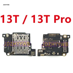 SIM Card SD Reader Board For Xiaomi Mi 13T Pro 13TPro Phone Flex Cable Board Repair Replacement Part 2306EPN60G 23078PND5G
