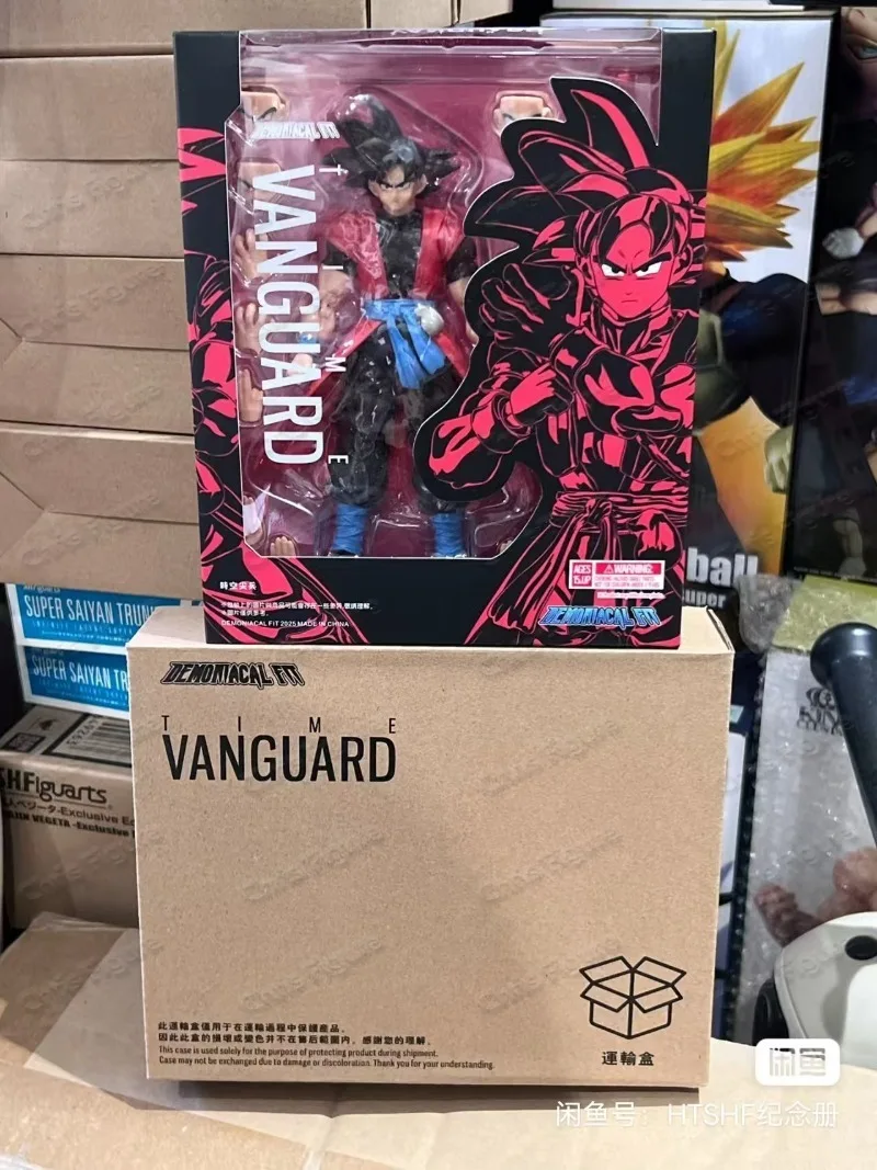 

In Stock Dragon Ball Demon Fusion DF SHF Goku Time Vanguard Ace Legend Berserker Action Figure Collection Gift