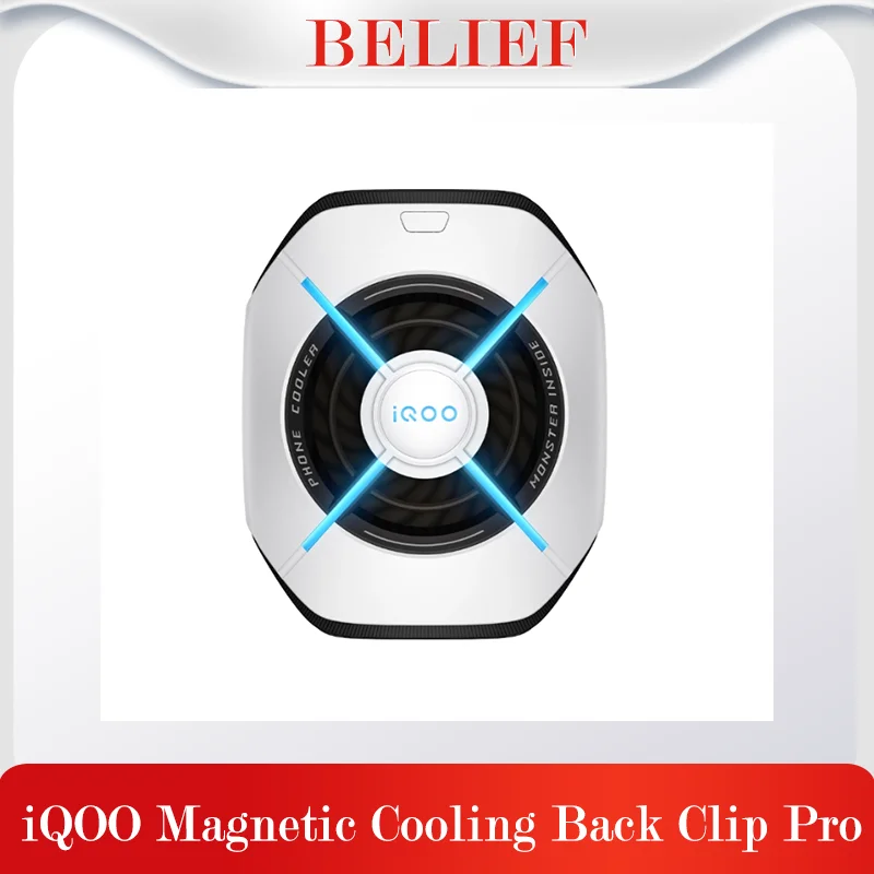 

Оригинальный охлаждающий клипс iQOO Cooling Back Clip 2 Pro -7 ℃ Мощное охлаждение, отвод тепла и одновременная зарядка, защита от ударов, эргономичный дизайн.
