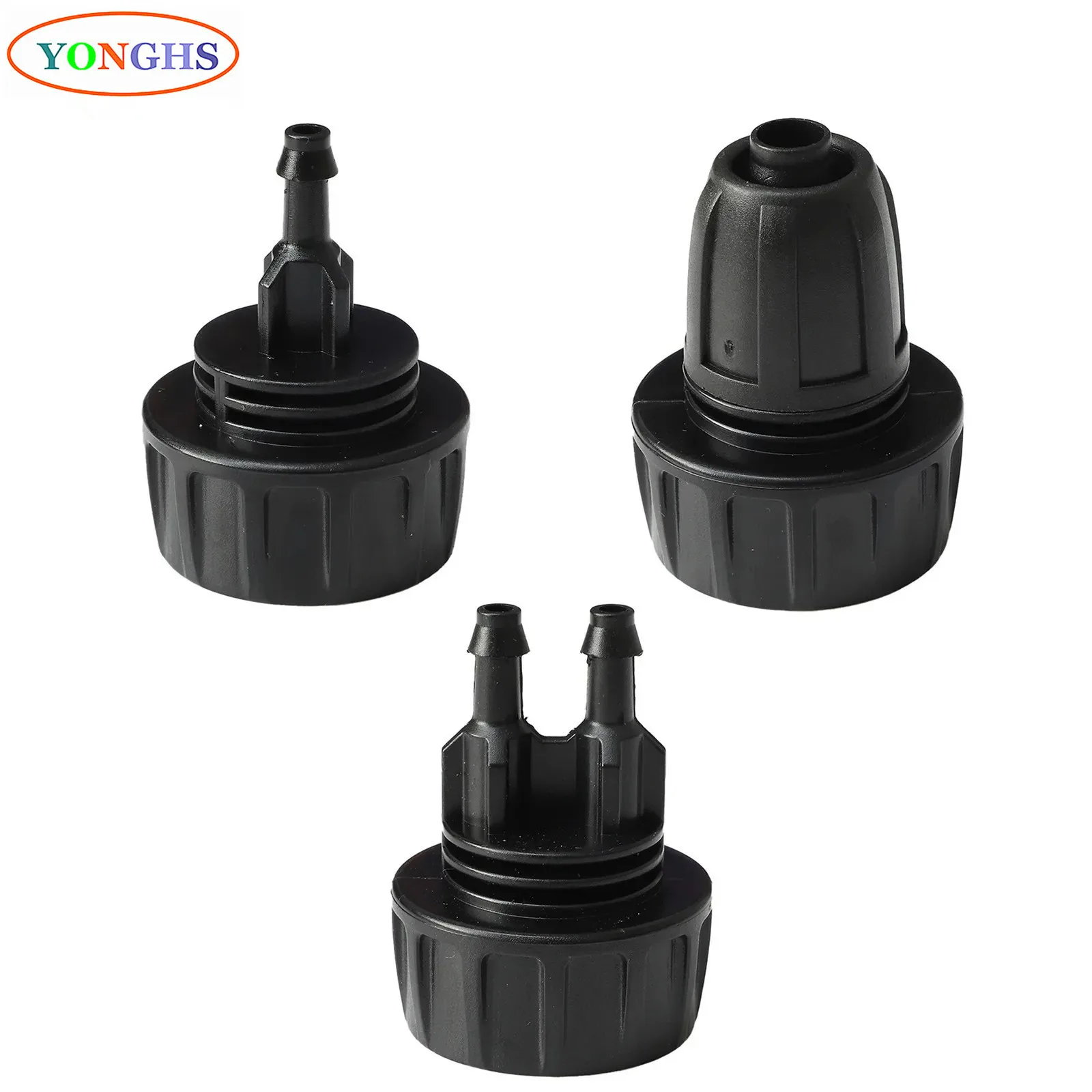 

Standard Garden Faucet Adapter US Faucet Adapter 1/4 Inch Drip Irrigation Hose Connectors to 3/4 Inch System Fittings