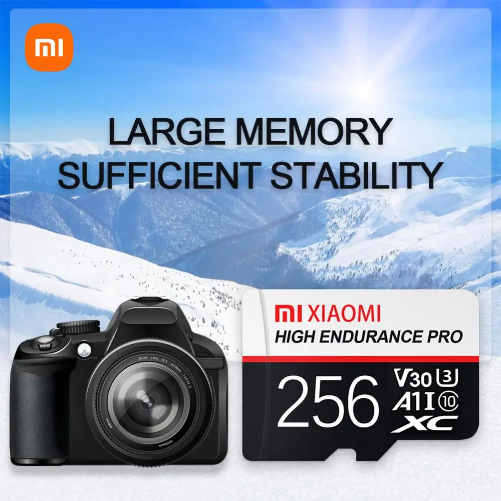 Xiaomi kartu memori Micro TF SD 2TB, kartu memori Micro SDCX 1TB TF SD kecepatan tinggi, kamera komputer ponsel Flash