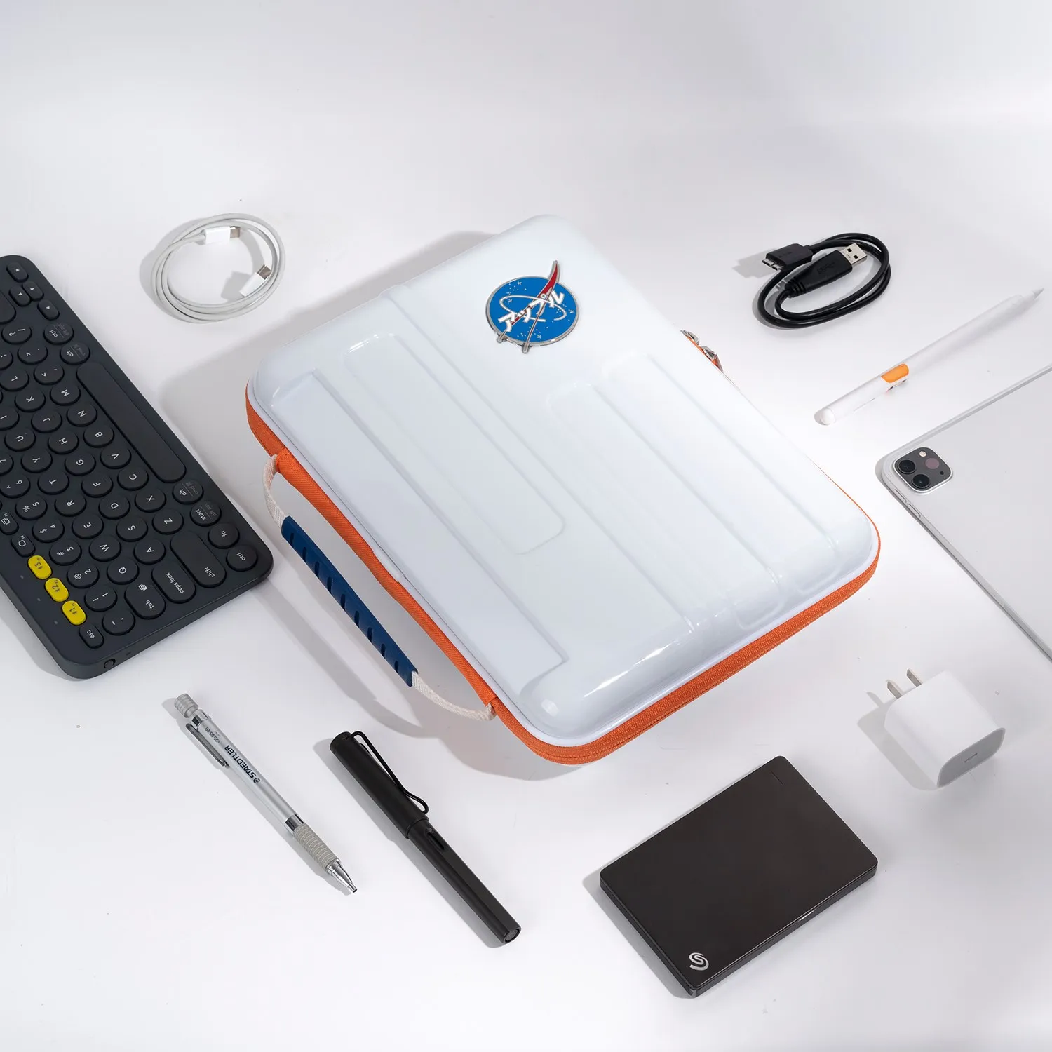 GeekShare iPad Pro Túi Bảo Quản 11 Inch Vỏ Bảo Vệ Bàn Phím Air4 Cứng Dung Lượng Cao Túi Xách Dành Cho Máy Tính Bảng Phụ Kiện Máy Tính