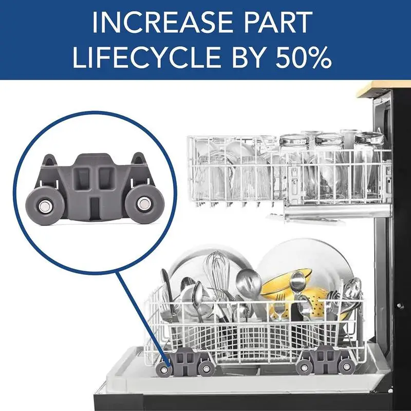 Dishwasher Rack Wheels Dishwasher Wheels Replaces Dish Rack Dishwasher Lower Wheels Metal Shaft Replacement Parts Replacement