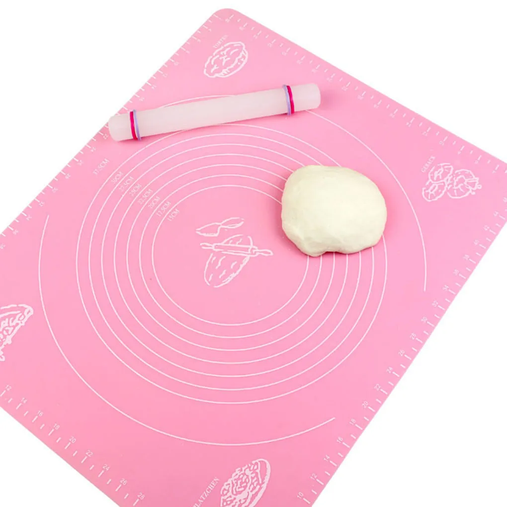 Non-stick Silicone Kneading Mats Restaurant Dough Rolling Pad Kitchen