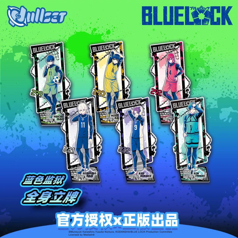 

Подлинная в наличии Nullset Blue Lock, акриловая витражная акриловая табличка, значок Isagi Yoichi, украшение для рабочего стола, детская игрушка в подарок