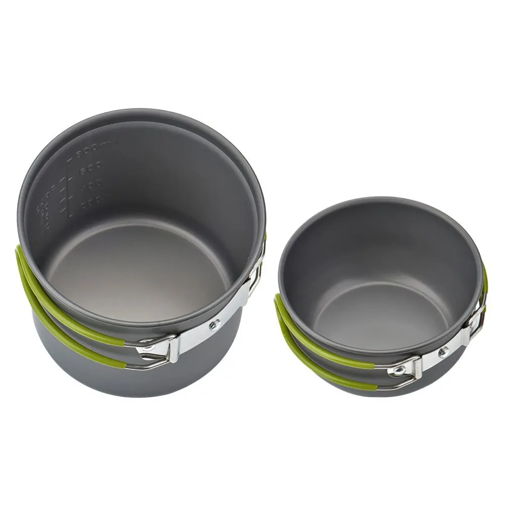 

Portable Folding Camping Cooking Pot for 1-2 People Outdoor Essential Lightweight Aluminum Camping Cookware