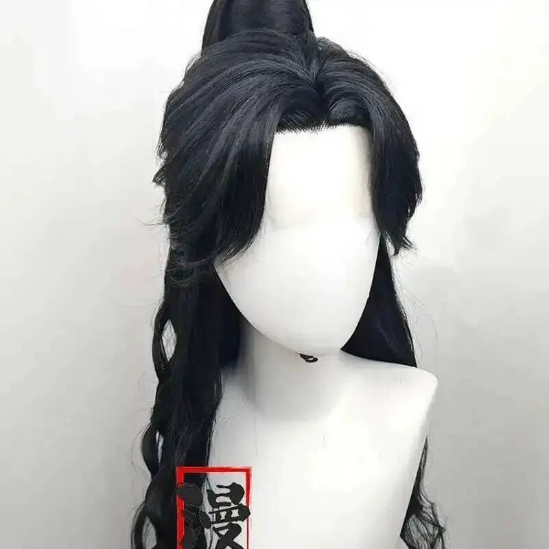 

ff34TV Xiao Zhan Мужской веер Xian Swordman Индивидуальный древний парик Hanfu для драмы Joy Of Life Qing Yu Nian Stage Performa