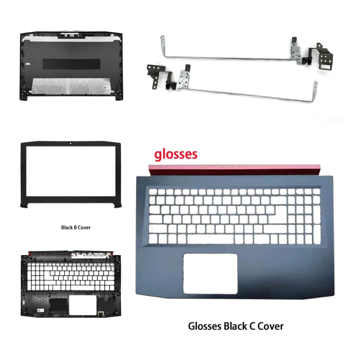 Suitable for nitro 5 AN515-51 AN515-41 AN515-53  laptop LCD screen top cover, screen frame, palm rest bottom shell ABCD Cover
