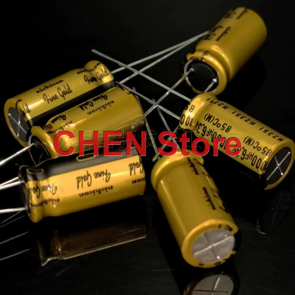 

10PCS/lot original NICHICON FG 1000UF 6.3V 10X20MM 85C fine gold audio electrolytic capacitor 6.3V1000uF free shipping