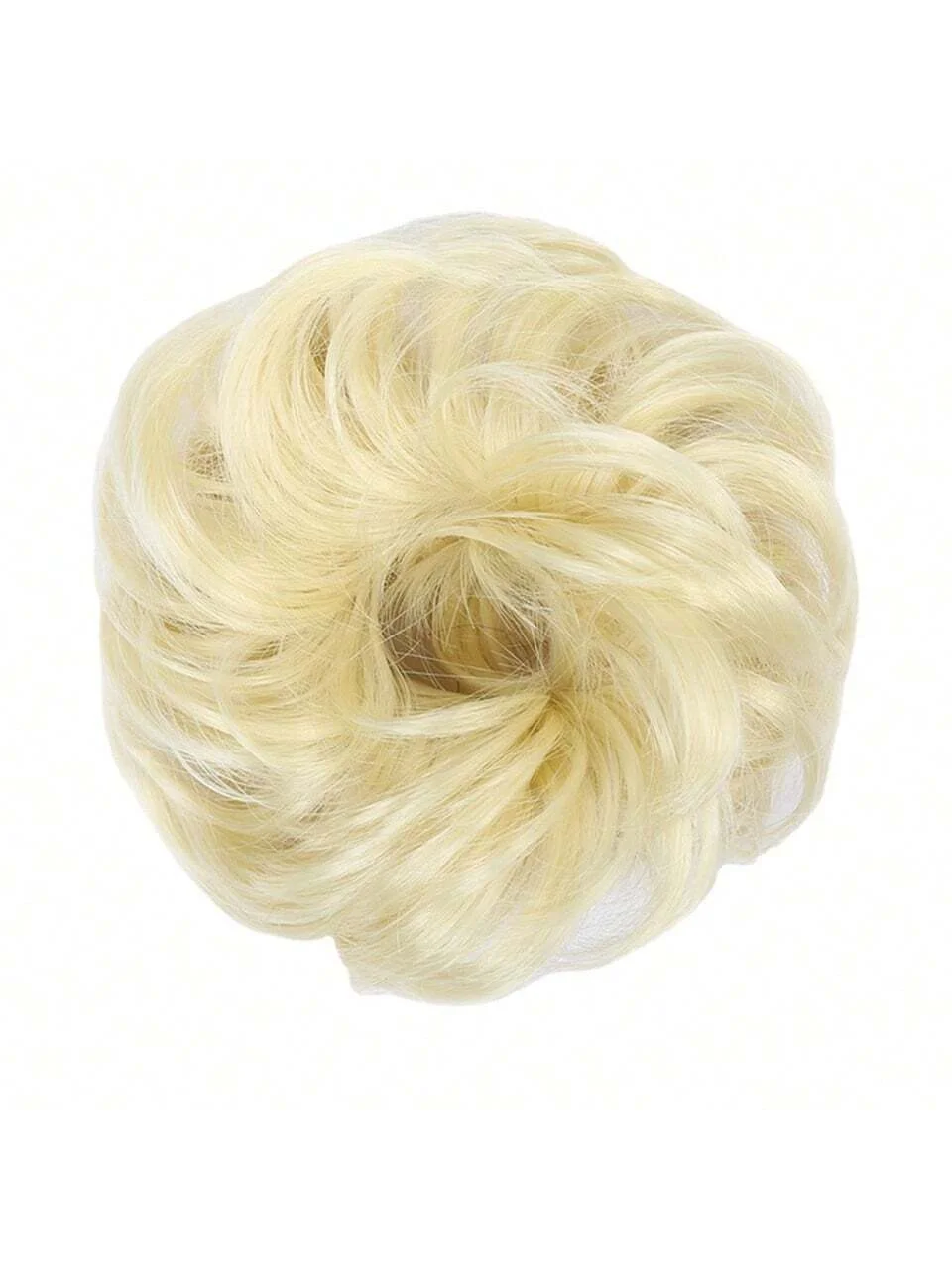 Mehrfarbiger Blütenknospen-Haarring, faules lockiges, flauschiges Haar, Ball-Zubehör für synthetische Perücke, personalisierte Haarmode – Detail 6