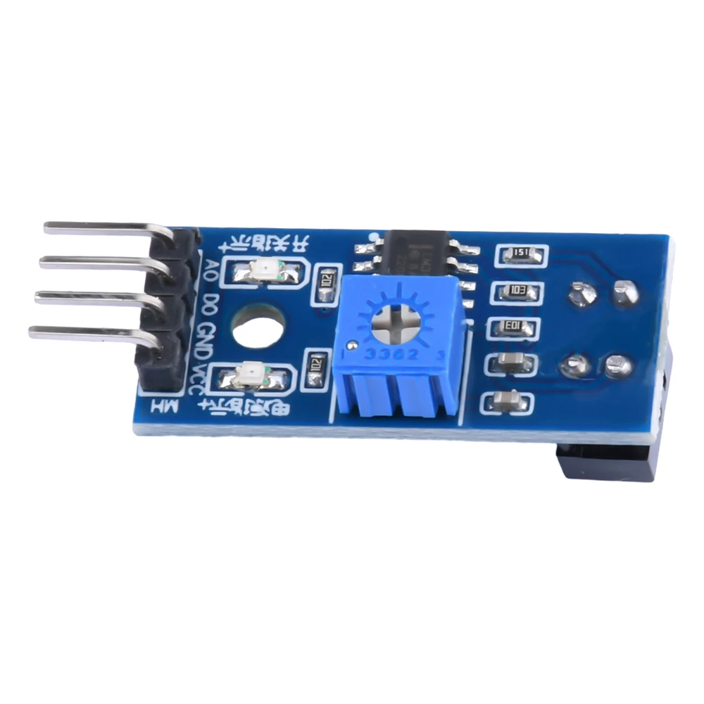 1Pcs TCRT5000 Infrared Reflective IR Photoelectric Switch Barrier Line Track Sensor Module 4Pin Blue For Arduino