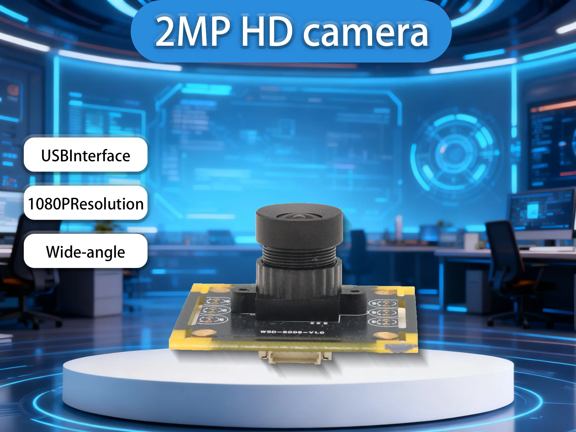 OV2735 30fps 1080P HD Camera Module USB Drive Free,2MP Fixed Focus,1920x1080,For Windows Linux Android built-in microphone