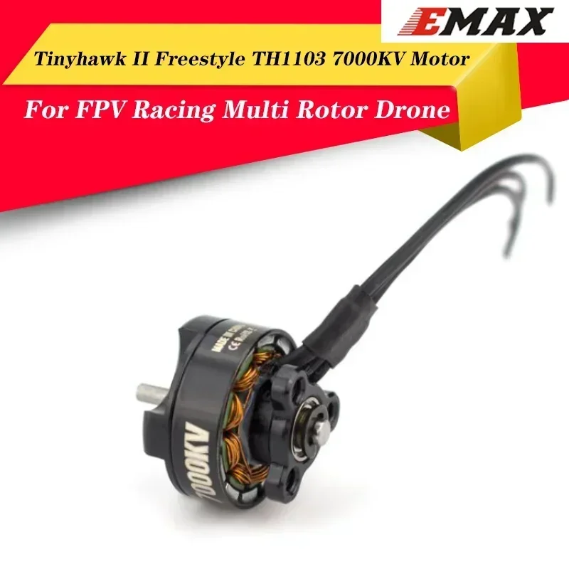 

Emax Tinyhawk II Freestyle TH1103 Replacement Brushless Motor 7000KV for FPV Racing Drone RC Quadcopter Helicopter