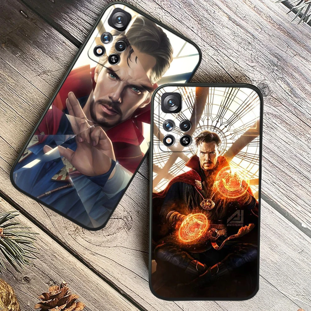 Marvel Doctor Strange Cool For Xiaomi Redmi K60 12C 12 11A A1 11 10C 10X 9T 9C 9AT 8A Pro Silicone Black Phone Case